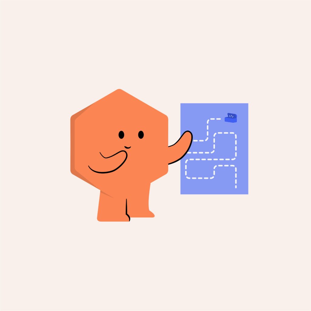 A figure plotting a map.